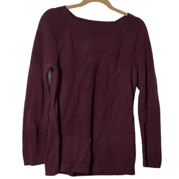 CALVIN KLEIN SWEATER MAROON SIZE MEDIUM - Picture 1 of 5